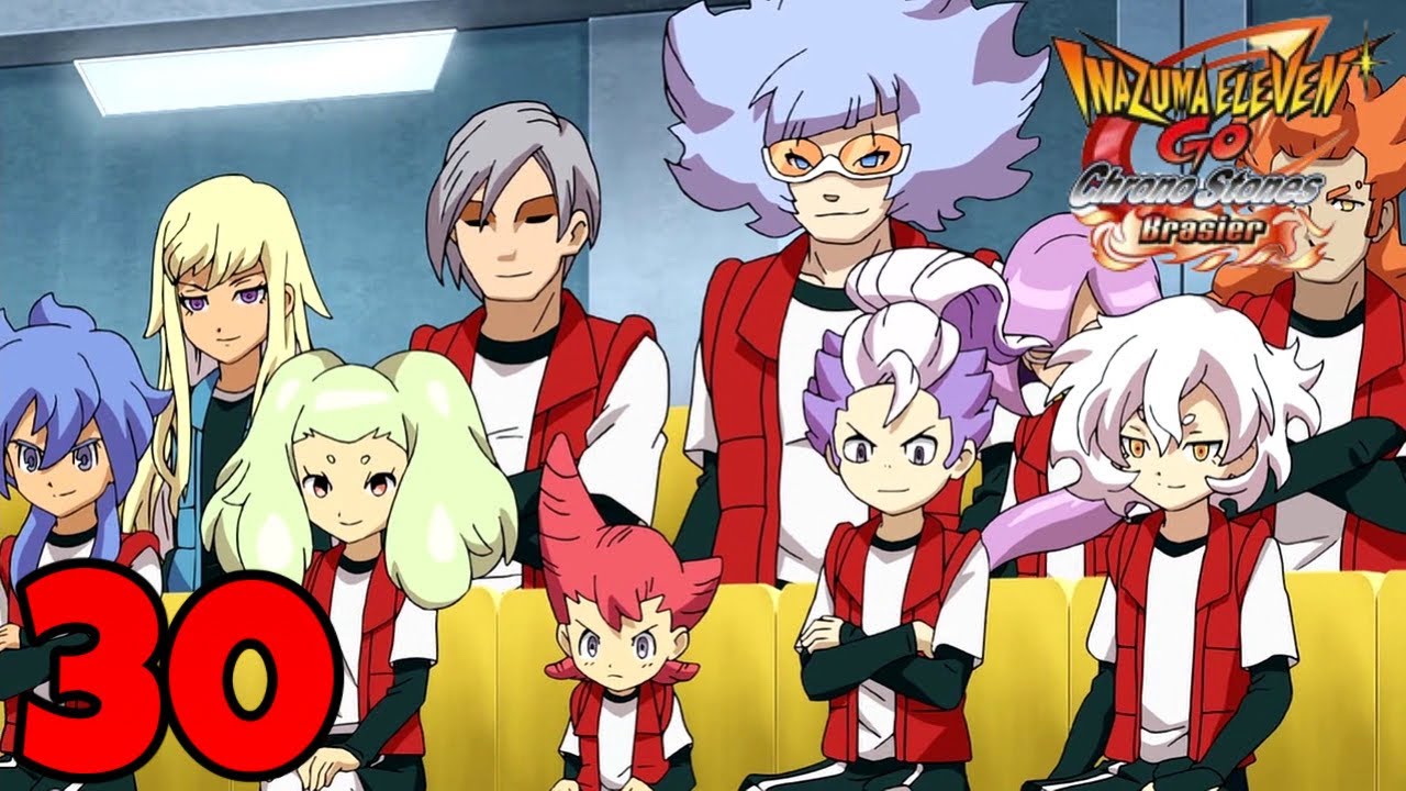 LET'S PLAY INAZUMA ELEVEN GO CHRONO STONES BRASIER #30 3EME MATCH