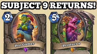 The RETURN of Subject 9! A FIVE STAR secret!... and Rock, Paper, Scissors comes to Hearthstone?