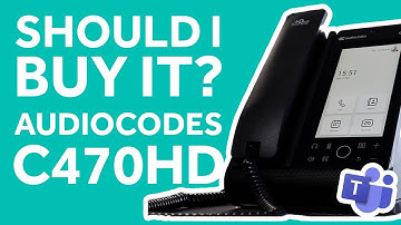 Teams Phone Review Audiocodes C470HD