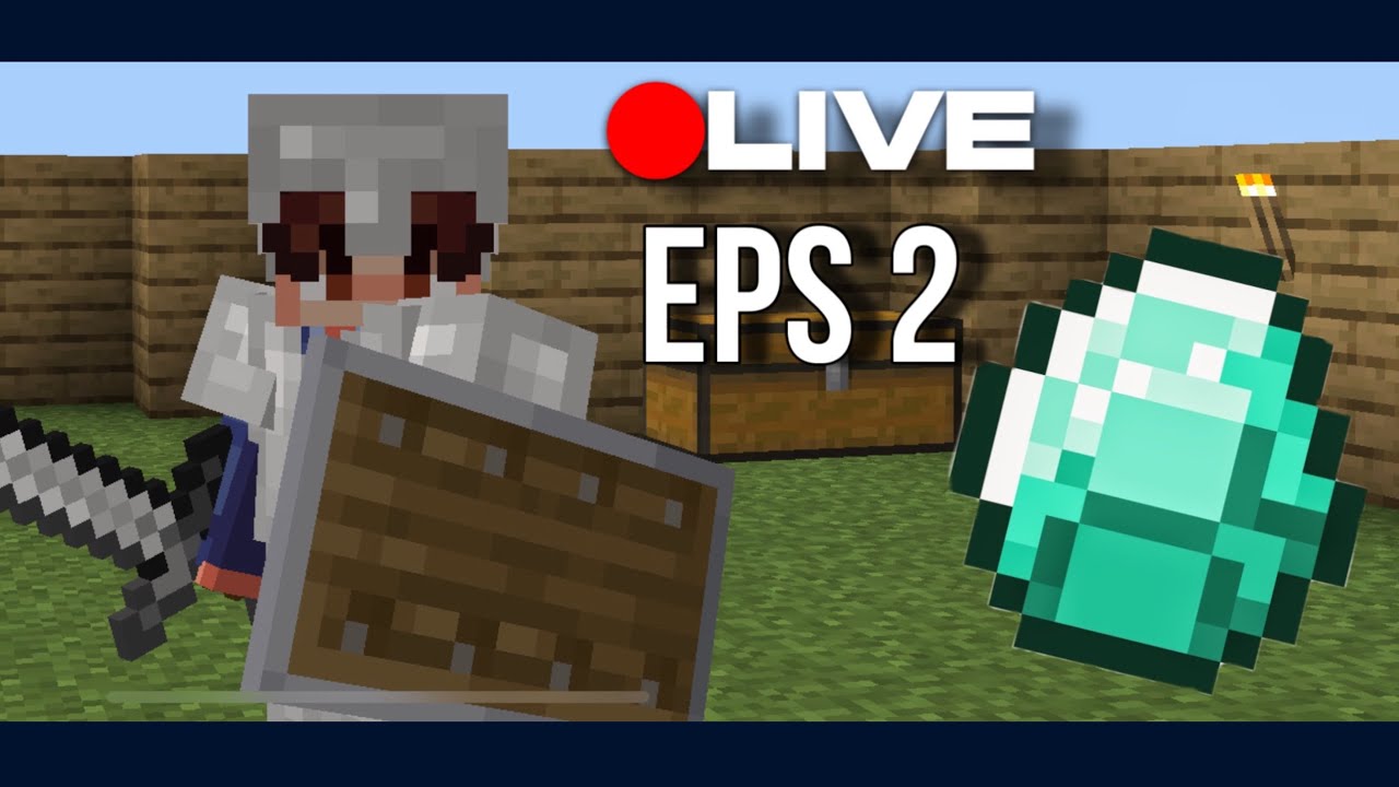 🔴LIVE Minecraft Episode 2 Survival - YouTube