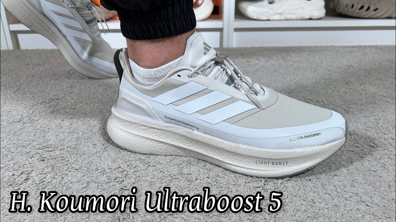 最新!アディダス☆Ultraboost 5 H.Koumori Running☆選べる2色 H. Koumori x Adidas Ultraboost 5 Review& On foot - YouTube