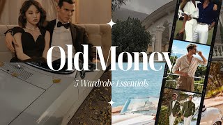 Mastering the Old Money Style: 5 Wardrobe Essentials for Every Man