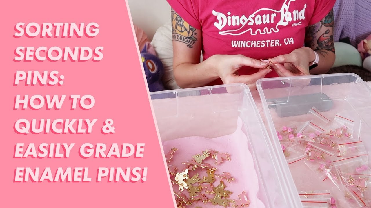 Sorting Seconds Pins | How To Quickly \U0026 Easily Grade Enamel Pins