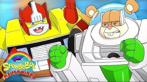 If SpongeBob was a TRANSFORMER! 🤖 | "Karate Choppers" | SpongeBob: Reimagined