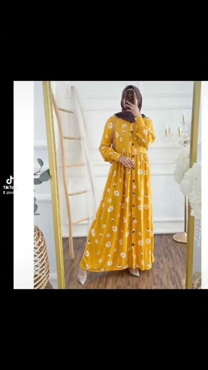 gamis rayon motif Bhn katun rayon dan midi dress cringkle jumbo Bhn cringkle premium nyaman