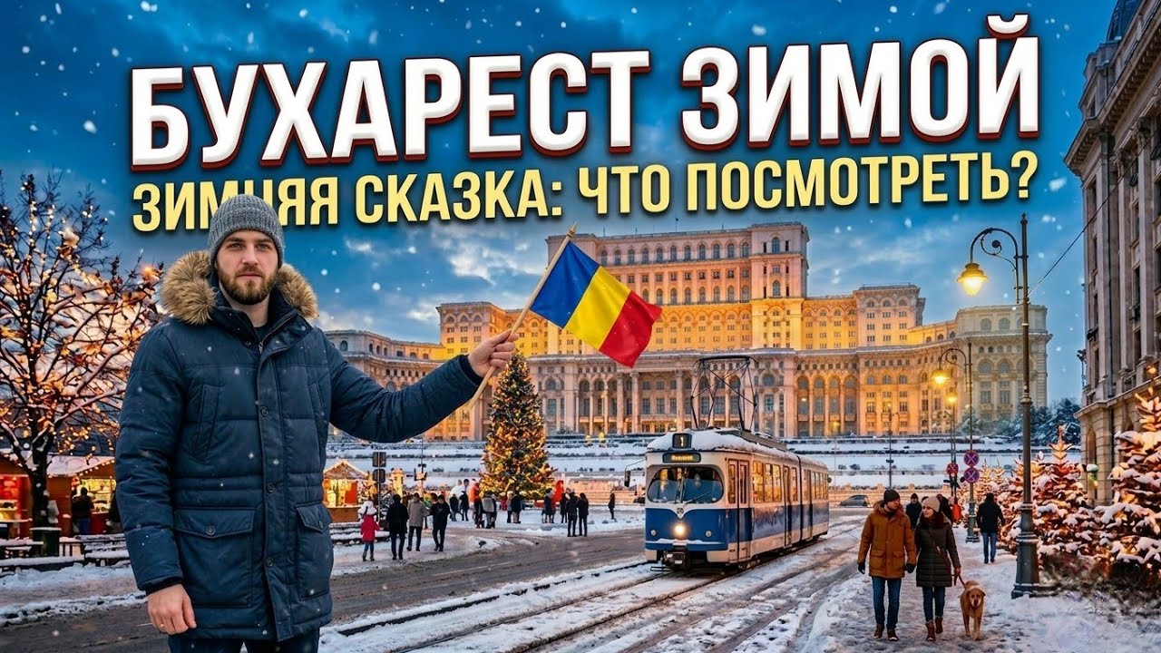 Прогулка по зимнему Бухаресту: Что посмотреть в Румынии? 🇷🇴