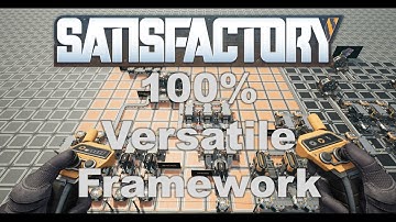 Satisfactory Schematics and Blueprints EP 15 Versatile Framework