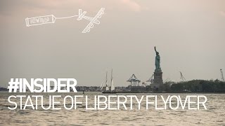 Solar Impulse - Spot Si2 over  the Statue of Liberty INSIDER