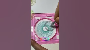 Perfect Circle? Nope.😅💜#asmr #spirograph #spinart #shorts