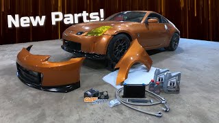 Repairing The Damaged 350z / Z1 Oil Cooler Install!