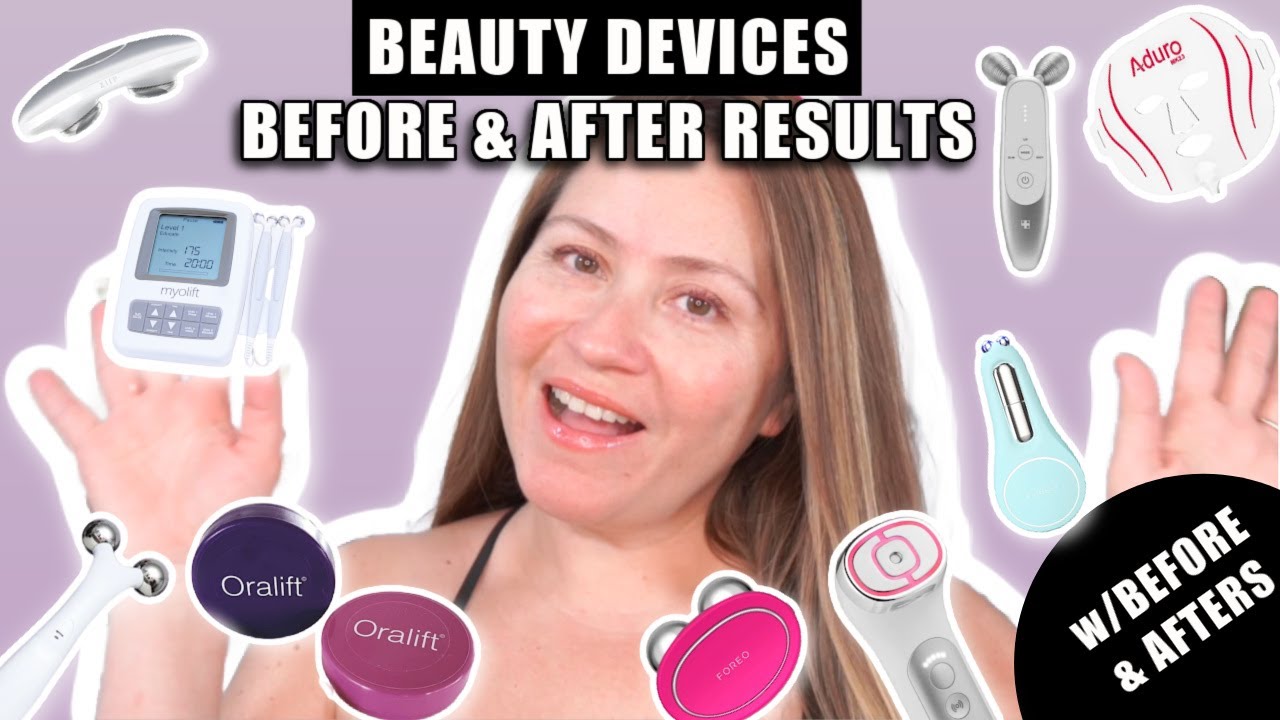 BEAUTY DEVICES BEFORE & AFTERS RESULTS | ORALIFT, ZIIP, FOREO, ADURO, MYOLIFT and MEDICUBE