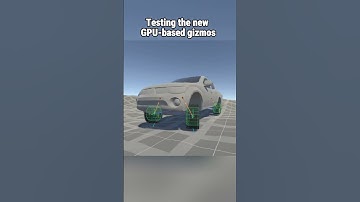 Testing the new GPU-based gizmos for the upcoming wheel collision model in Vehicle Physics Pro.