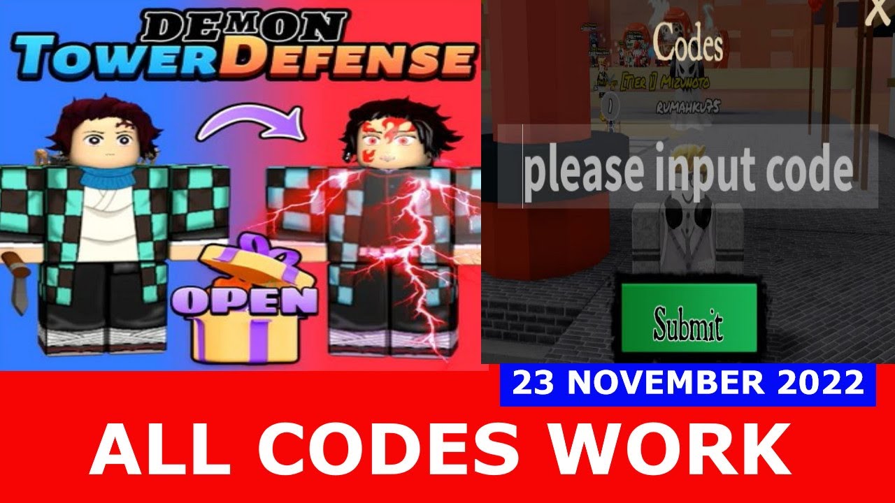 Codes For Demon Slayer Defence Simulator