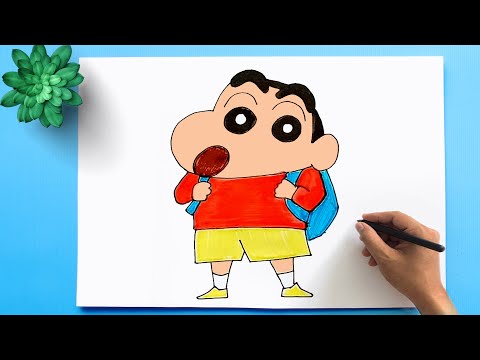 Draw Shinchan Characters  Draw it eazy