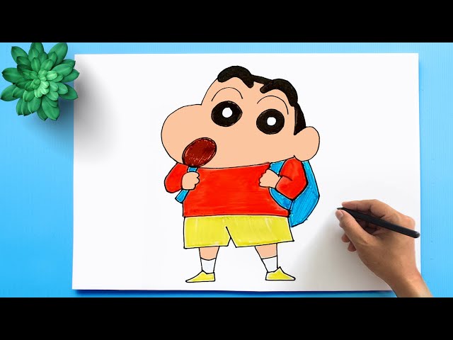 Crayonbook - Let's draw Shinchan 🤓✌️!! #fun #drawing #cartoon | Facebook