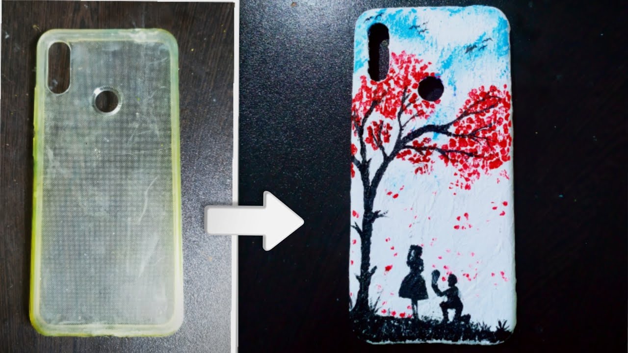 mobile cover diy ideas Easy mobile cover painting at home mobile