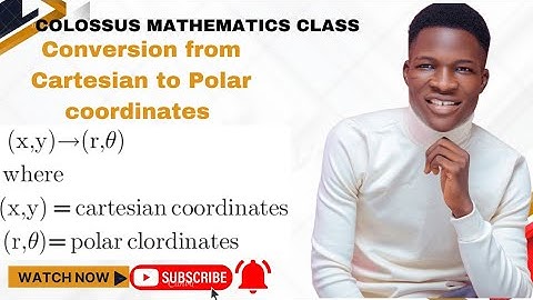 Conversions from polar to cartesian coordinates