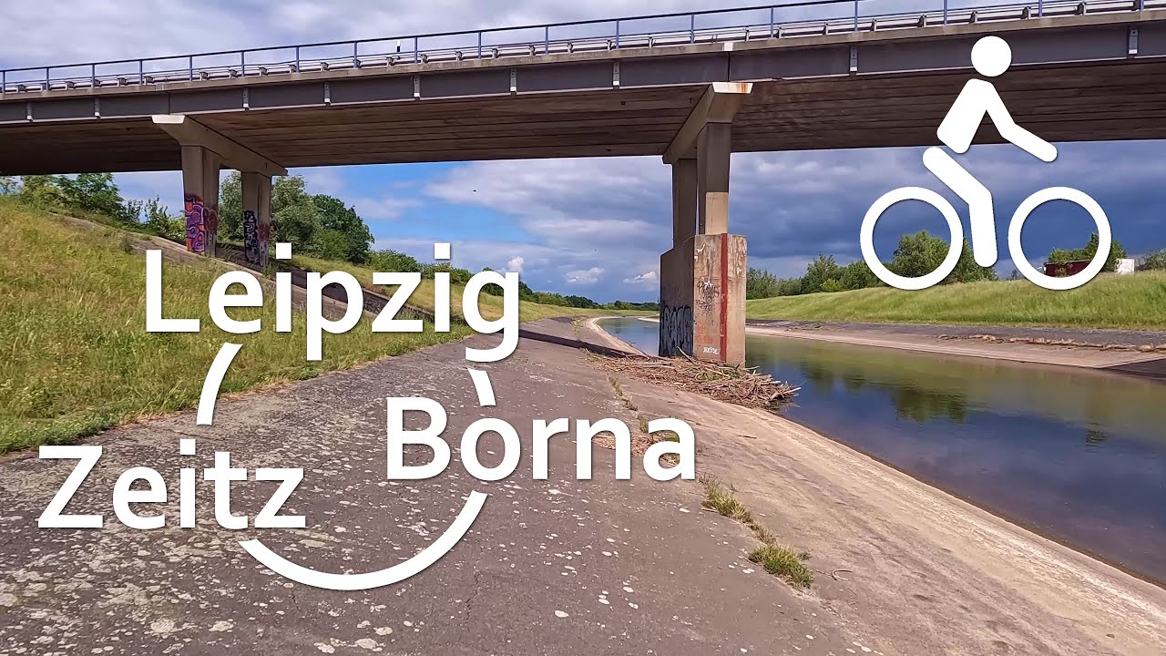 Radtour von Leipzig nach Zeitz und zurück | Pleißeradweg, Elsterradweg, Borna, Profen | 4K