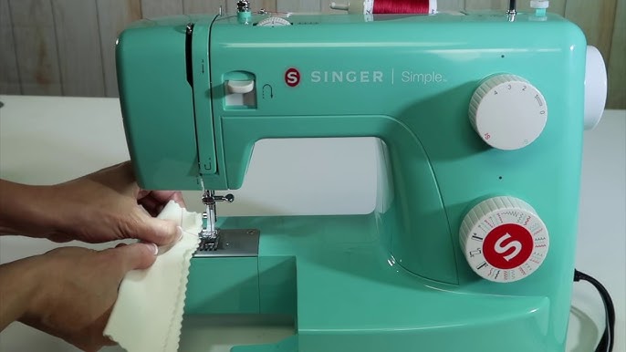 Singer Simple 3223 9 Selecting Stitches & Settings - YouTube