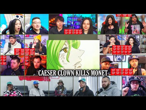 Caeser Clown Kills Monet By Accident Reaction Mashup | One Piece Episode 619-620