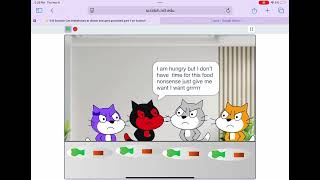 Evil Scratch Cat Gets Misbehaves At Dinner And Gets Grounded