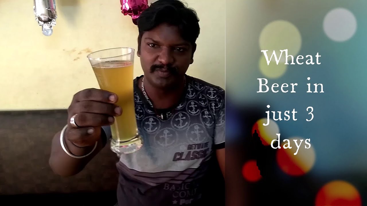 Wheat beer In Just 3 days using 3 IngredientsHow to make beer at home