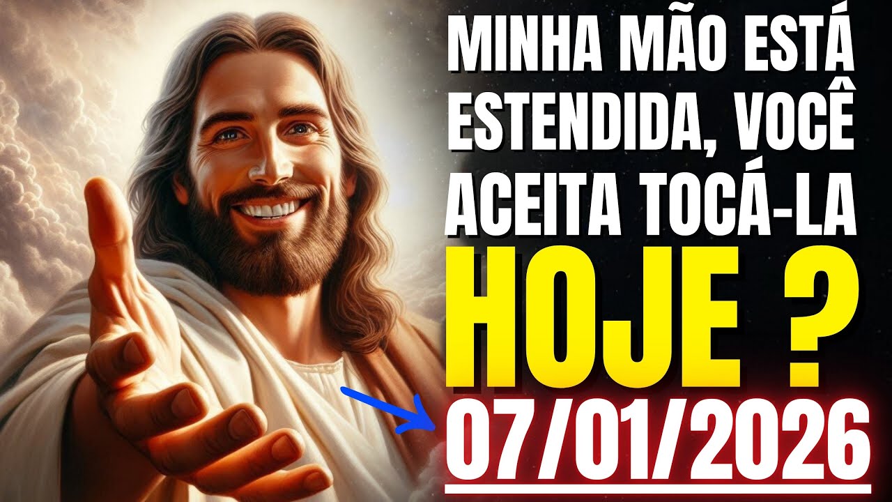 DEUS DIZ: FILHO, TOQUE EM MINHA MÃO DIREITA E SINTA CURA FLUINDO EM SEU CORPO HOJE!