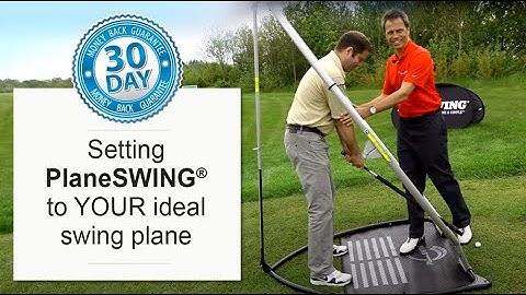 Swing Plane Setting with PlaneSWING Golf Training System
