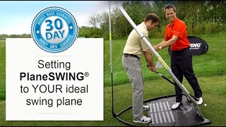 Swing Plane Setting with PlaneSWING Golf Training System