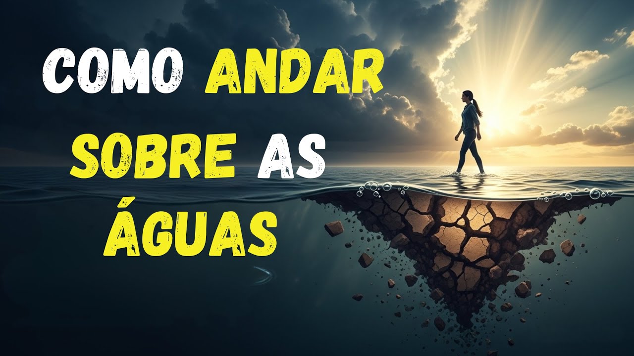 SE O CHÃO ESTÁ DESABANDO, É PORQUE DEUS QUER TE ENSINAR A ANDAR SOBRE AS ÁGUAS – MATEUS 14:29.