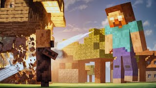 HeroBrine's Destroy Our Peaceful Village in Minecraft | Teardown