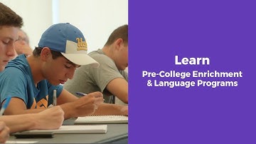 Learn Trailer: Pre-College Enrichment & Language Programs