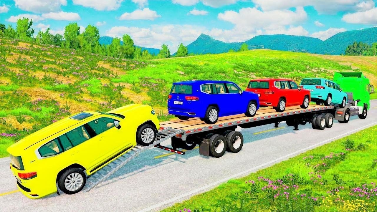 Extreme Train Crash Compilation in BeamNG drive  Hammer  Realistic Destruction