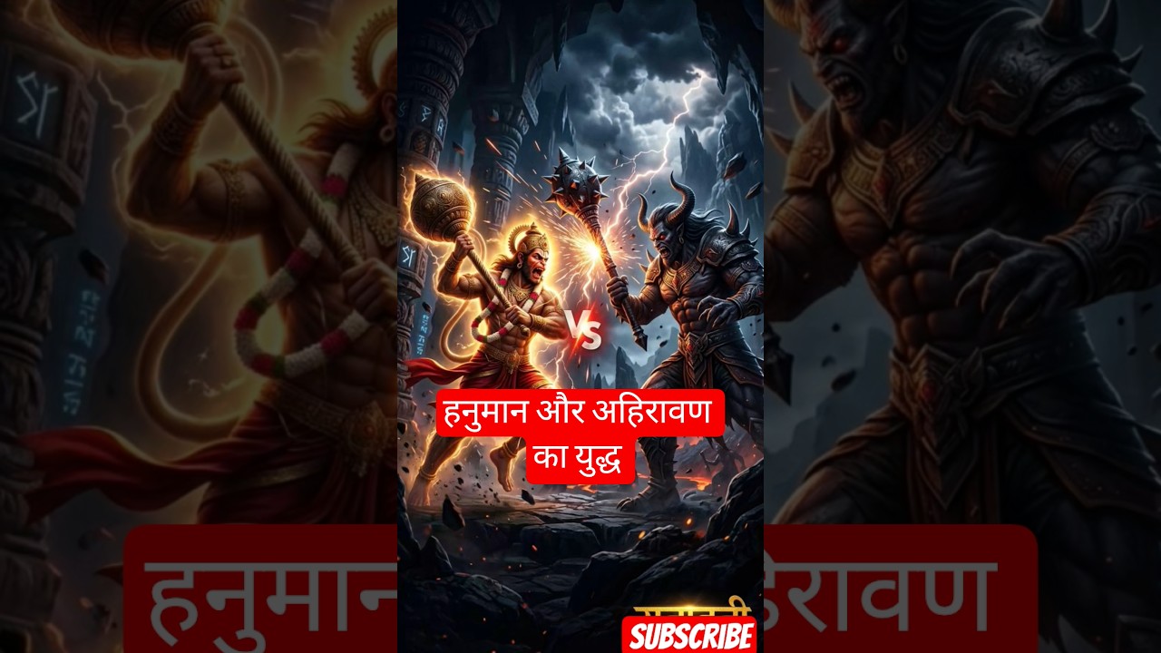 हनुमान जी vs अहिरावण ⚔️ | पाताल लोक का महायुद्ध | अहिरा… — Transcript