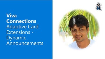 Viva Connections Adaptive Card Extensions - Dynamic Announcements