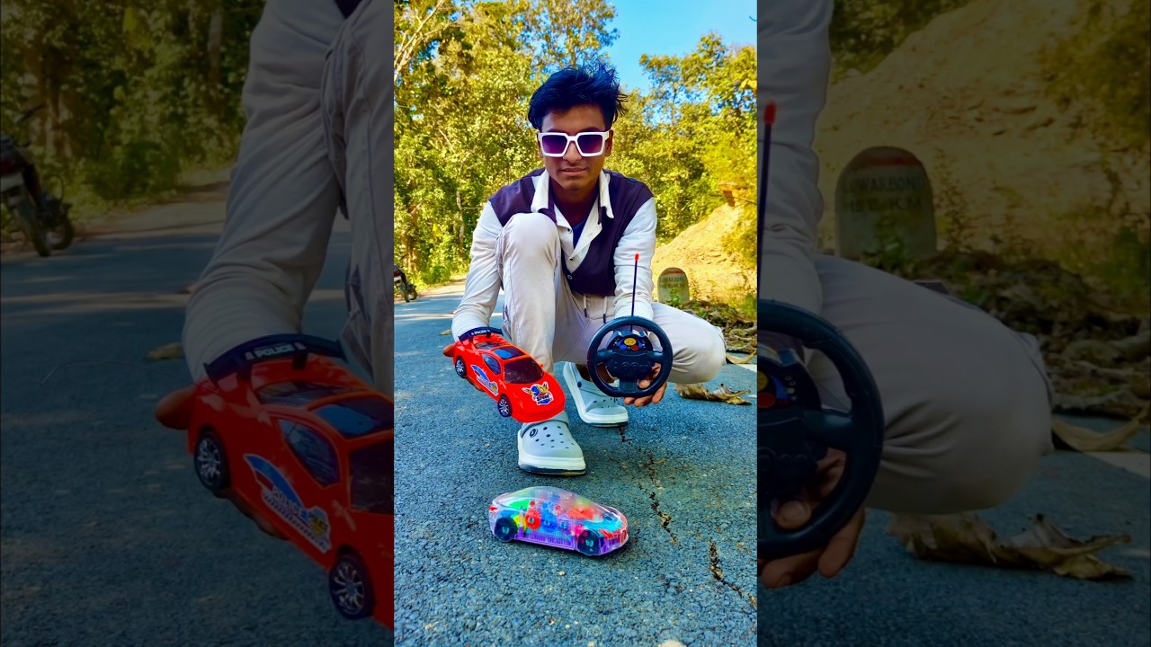 Remote control police car and 360 super car wala offroding & unboxing😲