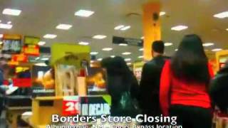 Last Days of Borders Bookstore