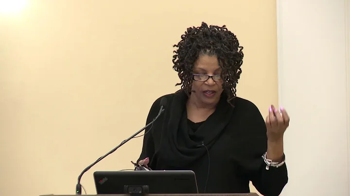 Sandra Finley speaks at the 2018 Gender & Work Sym...