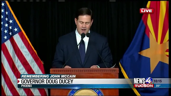 Gov. Ducey delivers eulogy at State Capitol honori...