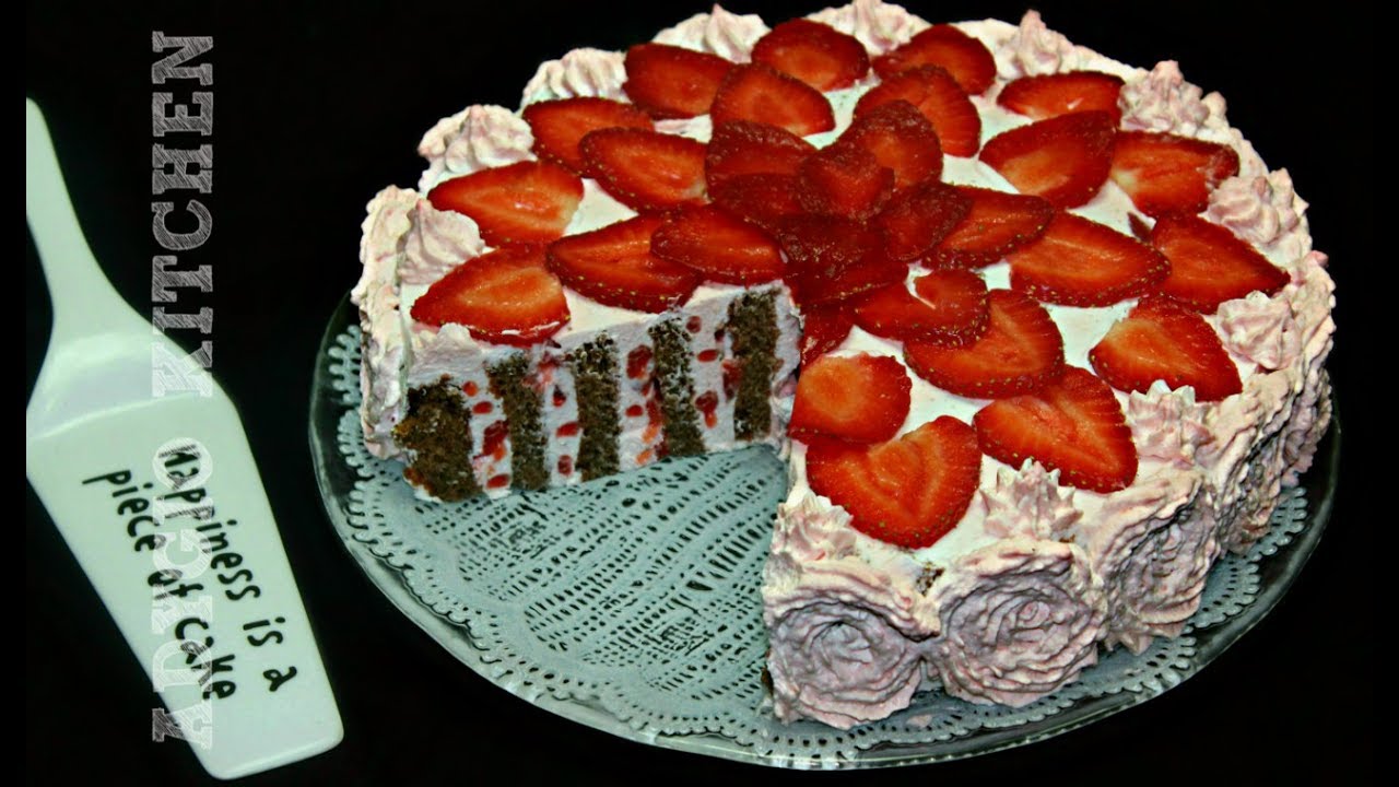 Tort Cu Capsuni Si Blat Spiralat Adygio Kitchen Youtube