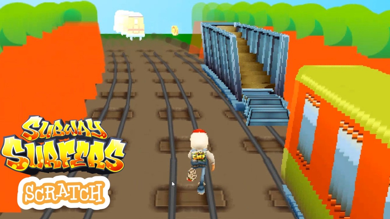Surf Riders Scratch THIS IS SUBWAY SURFERS ON SCRATCH!! - scratch.mit.edu - YouTube