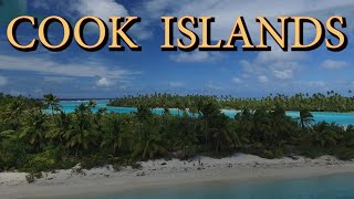 DRONE OVER COOK ISLANDS. ANOTHER PLANET