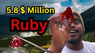Hunting 5.8 $ Million Ruby crystal gemstone 😱  Omg!! Profile