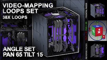 BOX Projection-Mapping loops (38 loops Angle-Set) Pan 65 Tilt 15 by DJVB