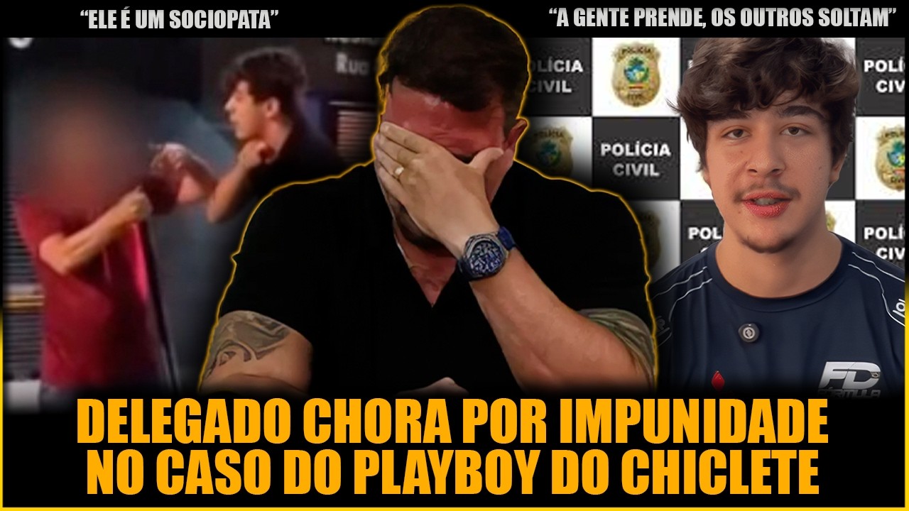 DELEGADO CHORA AO COMENTAR IMPUNIDADE NO CASO DO PILOTO QUE ESP4NC0U JOVEM NO DF