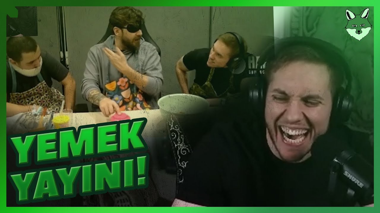 Yemek Yayını Komik Anlara Tepki! | RRaenee
