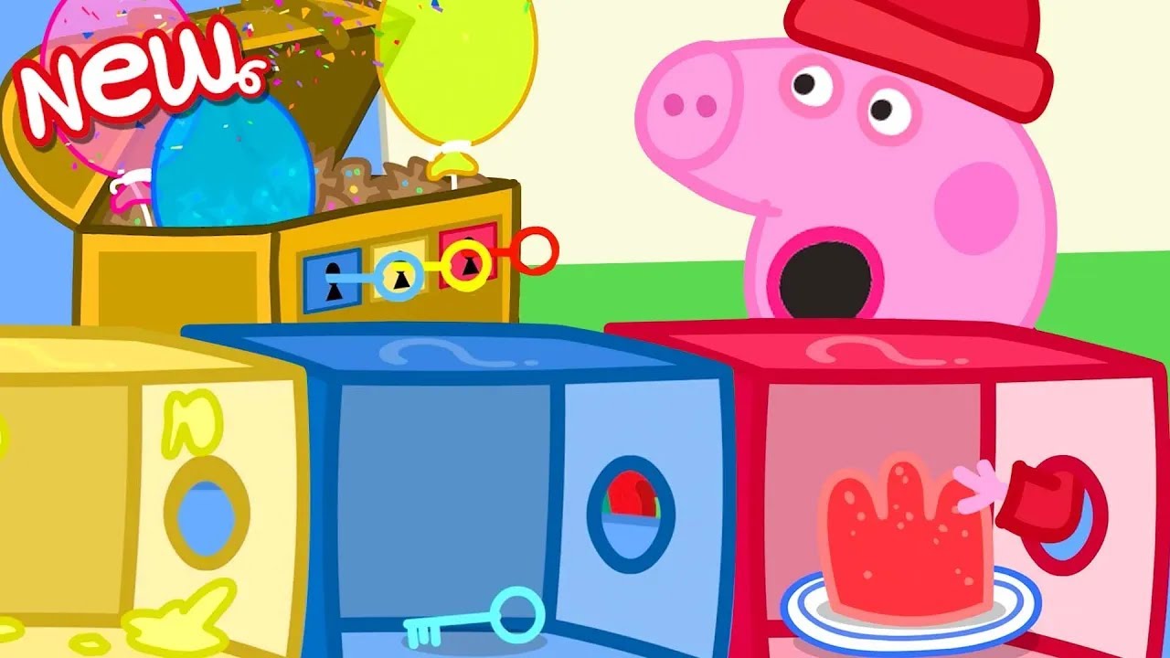Peppa Pig in Hindi   Mystery Box        Kahaniya   Hindi Cartoons for Kids