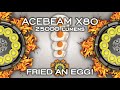 ACEBEAM X80 25000lm Brightest Flashlight Fried An Egg!/ Фонарь ACEBEAM X80 жарит яйцо!