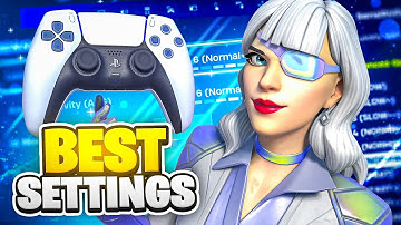 *NEW* Best Controller Settings + Sensitivity For Fortnite Chapter 6! (PS4/PS5/XBOX/PC)