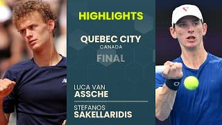 Luca Van Assche vs Stefanos Sakellaridis Highlights | Quebec City 2026 Final